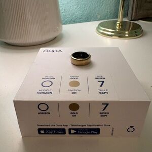 Oura Gold Horizon Gen 3 Ring Size 7